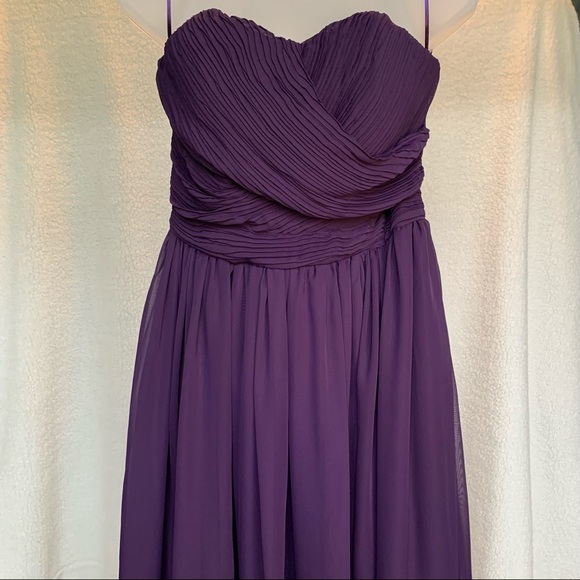 EUC Tevolio Grecian-style strapless gown, built-in bra - Picture 10 of 10